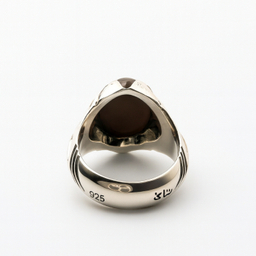 انگشتر نقره مردانه کد HOSS015