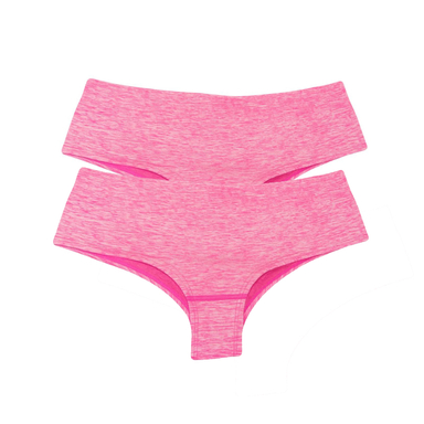 شورت بریف زنانه اسمارا کد 053 رنگ صورتی بسته 2 عددی