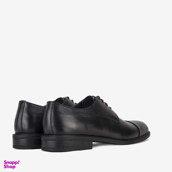 کفش دربی چرم مردانه مونو کد J5500-001 رنگ مشکی