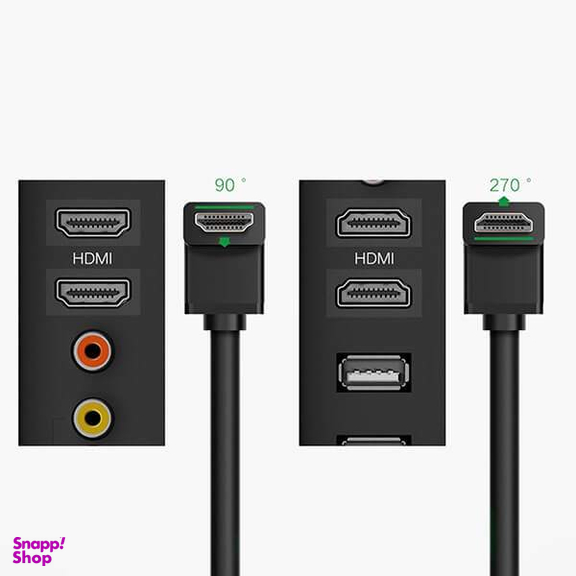 کابل 2.0 HDMI با سوکت 90 درجه یوگرین مدل HD103 کد 10172 طول 1 متر