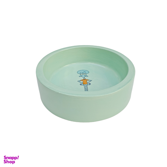 ظرف آب و غذای سگ و گربه مدل باب اسفنجی و دوستان کد 87 ست سه عددی