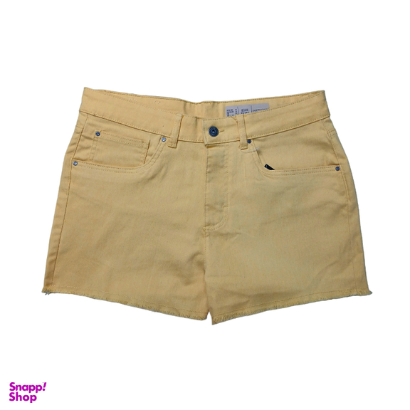 شلوارک زنانه اسمارا کد 1555 رنگ زرد