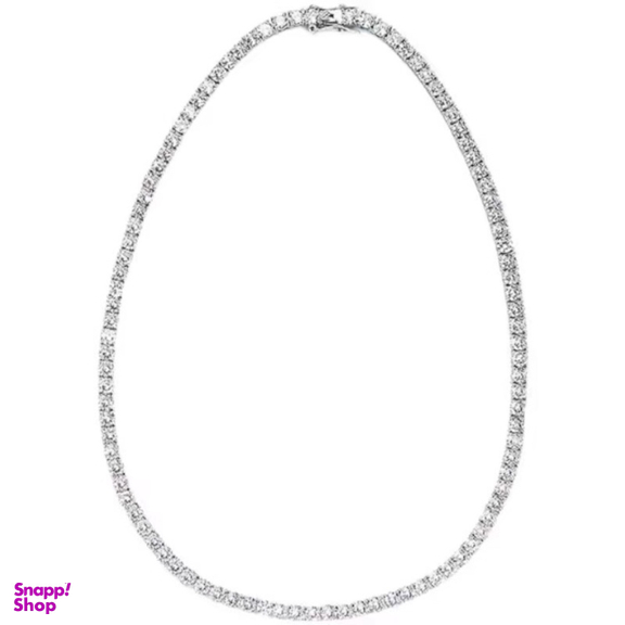 گردنبند نقره زنانه مدل تنیسی کد 550