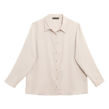 شومیز آستین بلند زنانه برنس مدل 30106 رنگ کرم