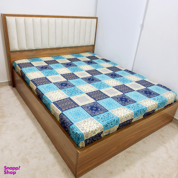 ملحفه 2 نفره ناتوسا مدل کشدار سنتی سایز 160×200 سانتی متر