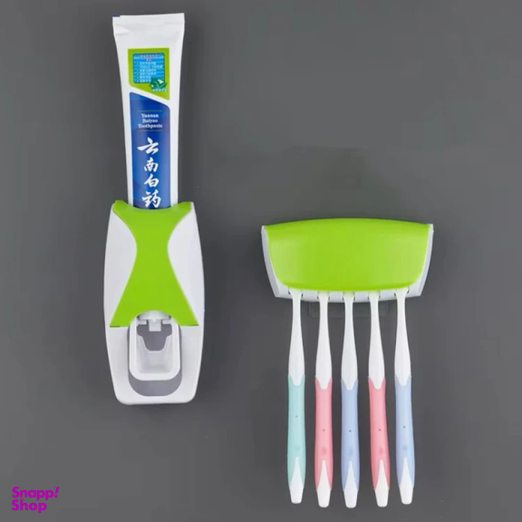 جای مسواک و خمیر دندان مدل RONG SHUAI-300 مجموعه 2 عددی