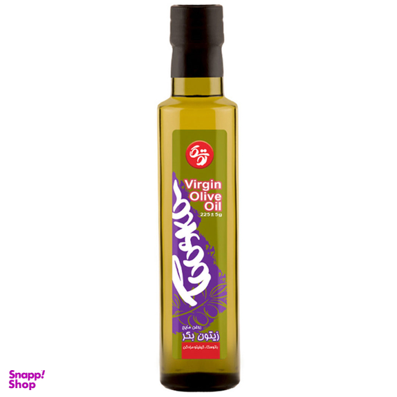 روغن مایع زیتون بکر توسکا وزن 225 گرم