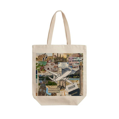 ساک خرید ترمه طراحان ایده مدل خلبان جهانگرد کد 0074 - L