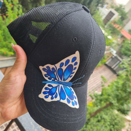 کلاه کپ زنانه مدل پروانه