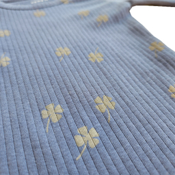 بادی نوزادی نیم ایت طرح برگ شبدر کد 10255 رنگ آبی تیره