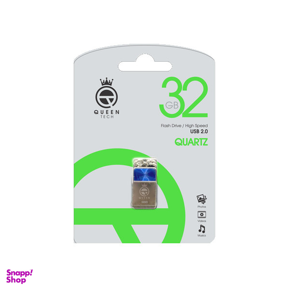 فلش مموری کوئین تک مدل QUARTZ ظرفیت 32 گیگابایت
