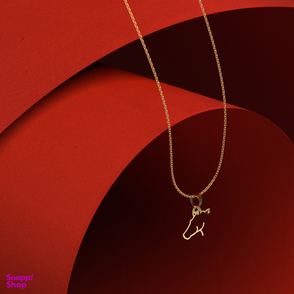 گردنبند طلا 18 عیار زنانه مدوپد مدل اسب کد B3-1-1136