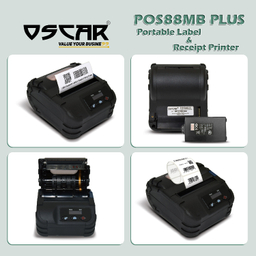 فیش و لیبل پرینتر قابل حمل اسکار مدل 88MB PLUS