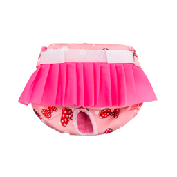 پوشک سگ تادو طرح ماده دامنی کد 1124 سایز M