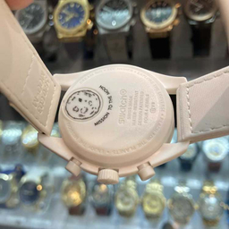ساعت عقربه ای مردانه طرح امگا مدل MOONPHASE سه موتوره فعال