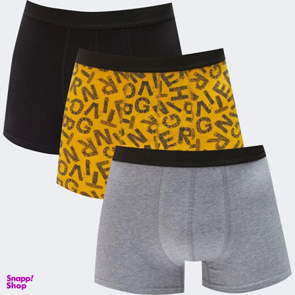 شورت مردانه ال سی وایکیکی مدل tr67 بسته 3 عددی