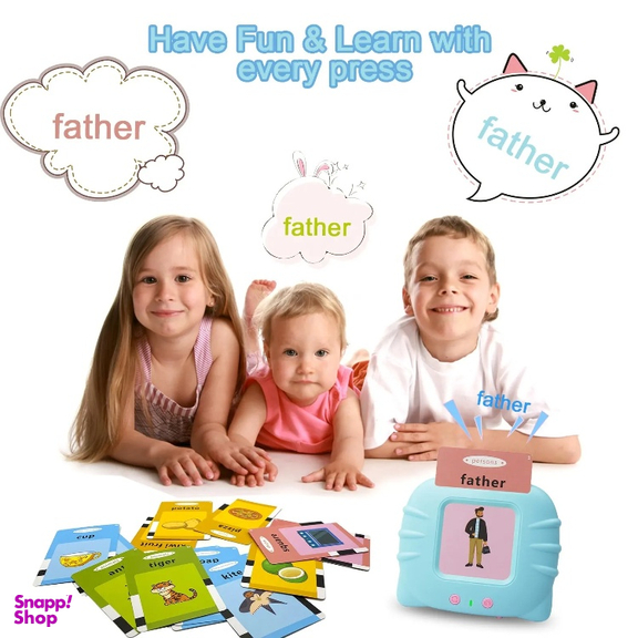 دستگاه فلش کارت سخنگو آموزش زبان انگلیسی گویا مدل Happy World