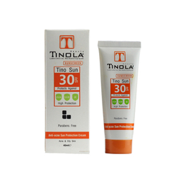 کرم ضد آفتاب بدون رنگ تینولا بیوتی SPF 30 مدل Tino Sun مناسب پوست های چرب و مختلط حجم 40 میلی لیتر