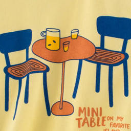 تی شرت آستین کوتاه دخترانه هومنیتی مدل WYKGTSHT9562-YEL