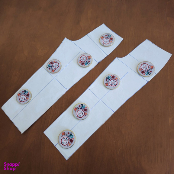 وزنه نگهدارنده الگوی خیاطی مدل دنیای خیاطی بسته 6 عددی