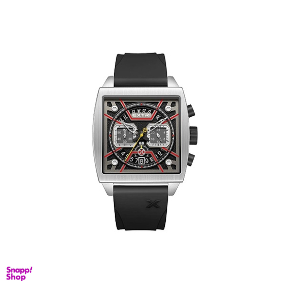 ساعت عقربه ای مردانه اکستری کد X6076-A مشکی نقره ای