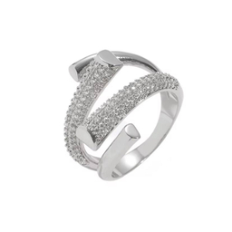 انگشتر نقره زنانه طرح مدرن