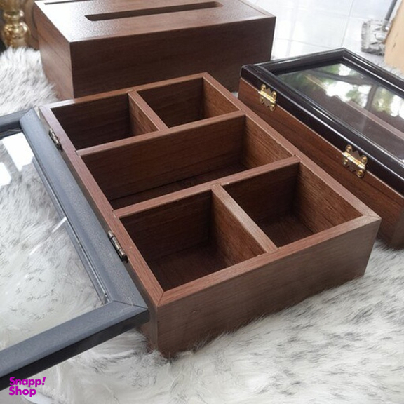 باکس پذیرایی چوبی رایکا مدل کبریتی کد 9252