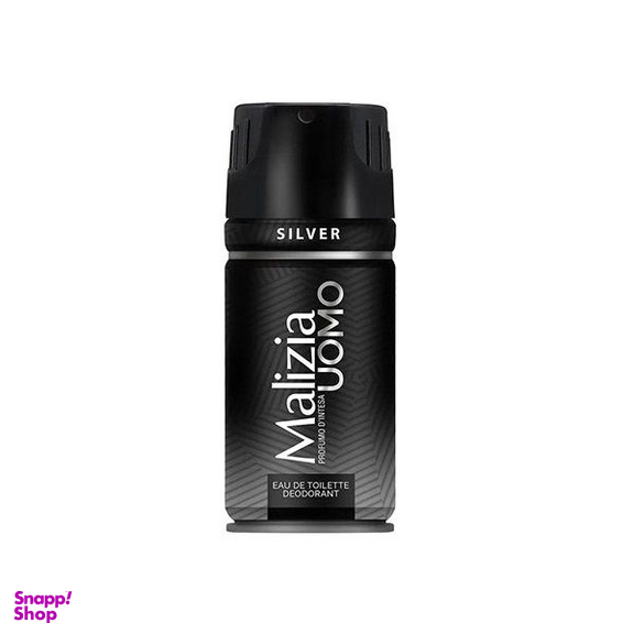 اسپری مردانه مالیزیا مدل Silver حجم 150 میلی لیتر