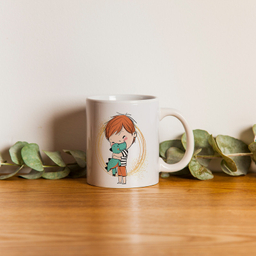 ماگ شادیت طرح پسر مردادی تولدت مبارک کد 103