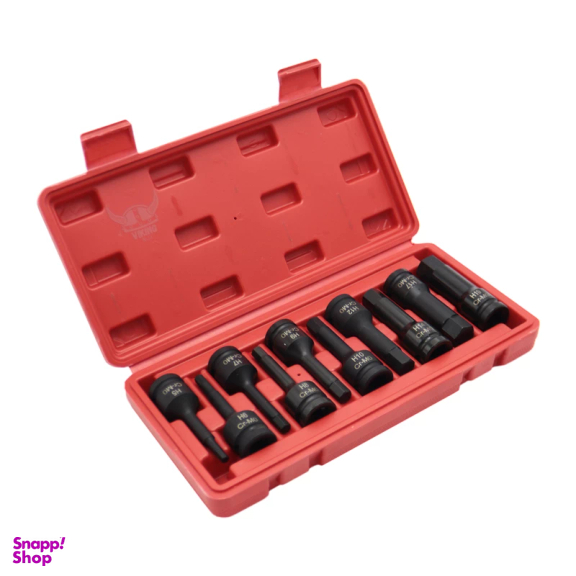 سری بکس آلنی مدل وایکینگ کد YPGH-1/2INCH-26CM مجموعه 10 عددی