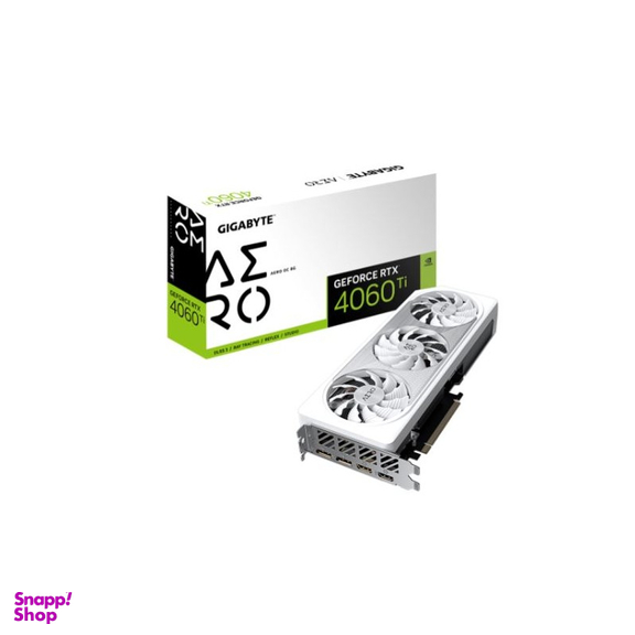 کارت گرافیک گیگابایت مدل RTX 4060 TI AERO OC ظرفیت 8 گیگابایت