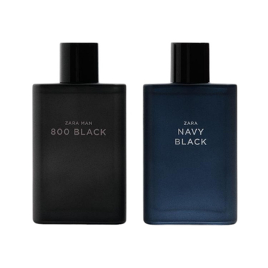 ادوتویلت مردانه زارا مدل Navy Black & 800 Black مجموعه 2 عددی