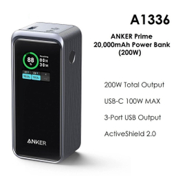 پاور بانک انکر مدل A1336 ظرفیت 20000 میلی آمپر ساعت