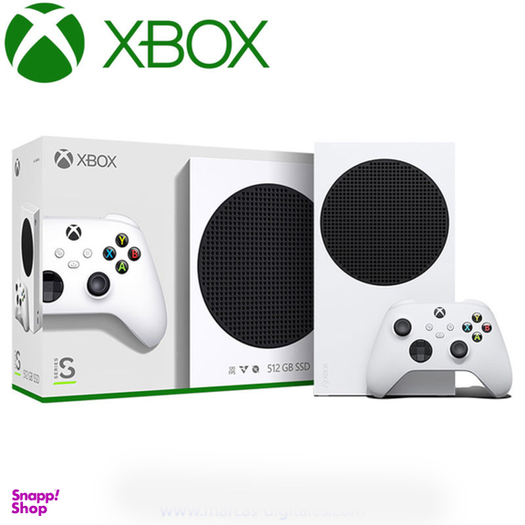 مجموعه کنسول بازی مایکروسافت مدل Xbox Series S ظرفیت 512 گیگابایت به همراه دسته اضافی و کارت طلایی نصب بازی