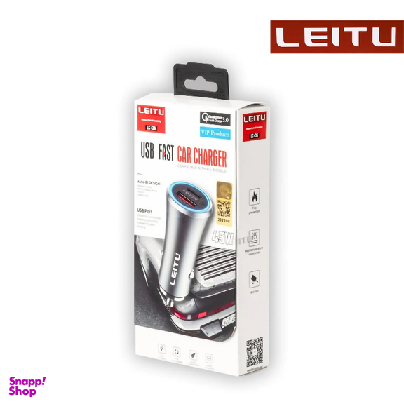 شارژر فندکی 45 وات لیتو مدل LC-C16 به همراه کابل MicroUSB