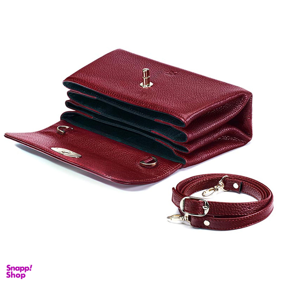 کیف دوشی زنانه نوین چرم مدل دلنیا کد LHB5016