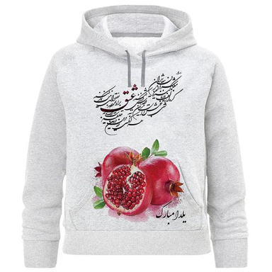 هودی دخترانه مدل انار و شعر یلدایی A272
