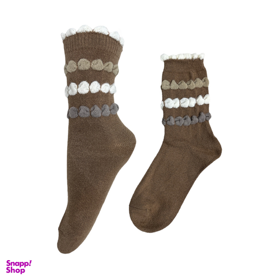 جوراب ساقدار زنانه کوکو اند هانا مدل زمستانی برجسته کد Coco-99 طرح بافت برجسته