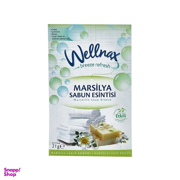 خوشبو کننده هوا ولناکس مدل Breeze Feresh رایحه صابون مارسی وزن 21 گرم