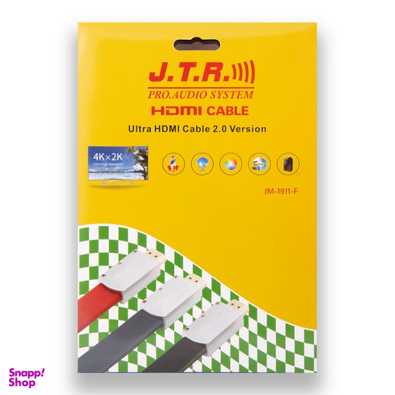 کابل HDMI جی تی آر مدل JM-1911 طول 1 متر