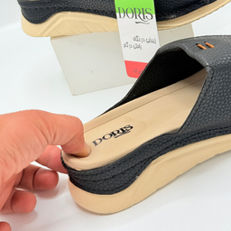 صندل طبی زنانه دوریس مدل شمیم کد 02 رنگ مشکی