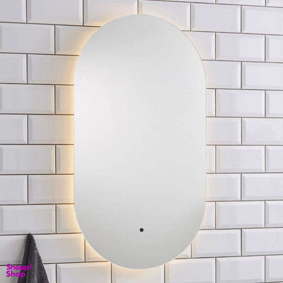 آینه دستشویی مدل بکلایت راسا گلس کپسولی کد 7050