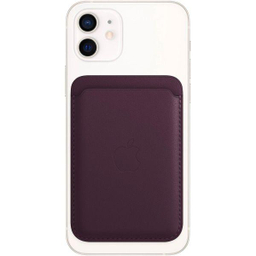 جا کارتی مغناطیسی پشت گوشی موبایل اپل مدل iPhone Leather MagSafe Wallet