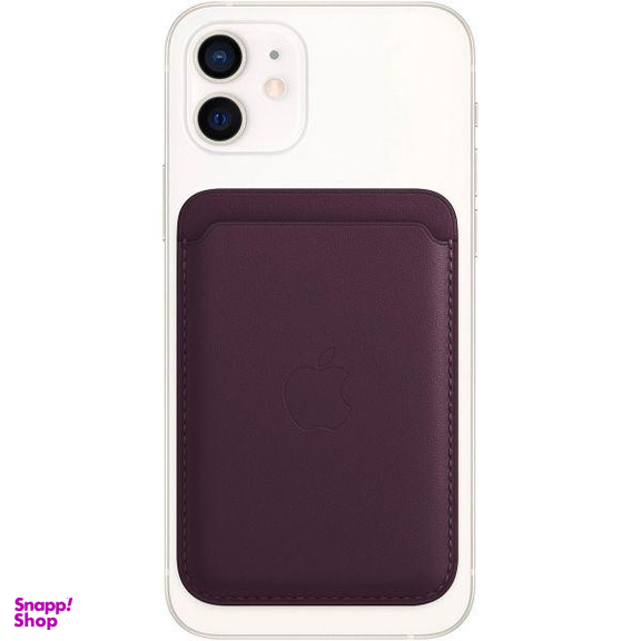 جا کارتی مغناطیسی پشت گوشی موبایل اپل مدل iPhone Leather MagSafe Wallet