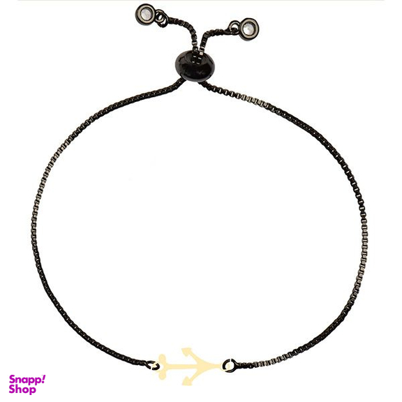 دستبند طلا 18 عیار زنانه کرابو طرح لنگر مدل Kr100250