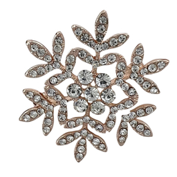 گل سینه دخترانه مدل برف کد G4084
