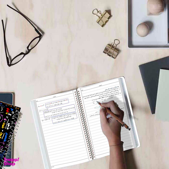 دفتر مشق مستر راد مدل ماه و ستاره طرح فیوری کد 1724