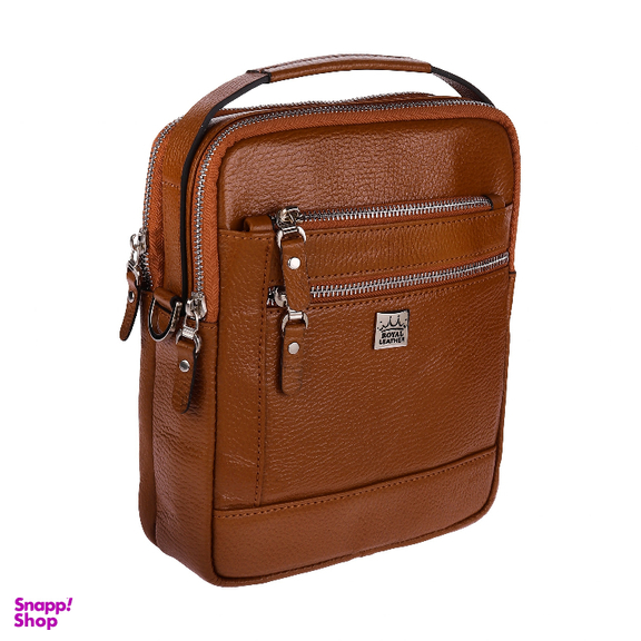 کیف دوشی مردانه رویال چرم کد W70