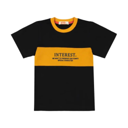 ست تیشرت و شلوارک پسرانه مادر مدل هری کد AM-MA-Harry رنگ خردلی