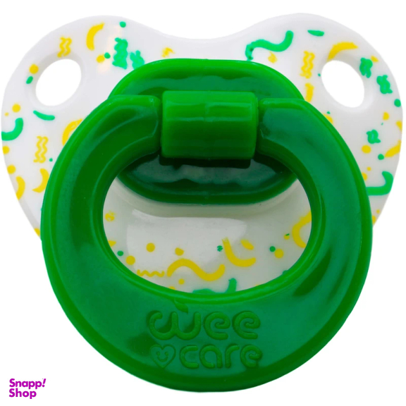 پستانک ارتودنسی وی کر مدل مات چاپدار joyful سایز 6-12 ماه کد Wee Care-P122